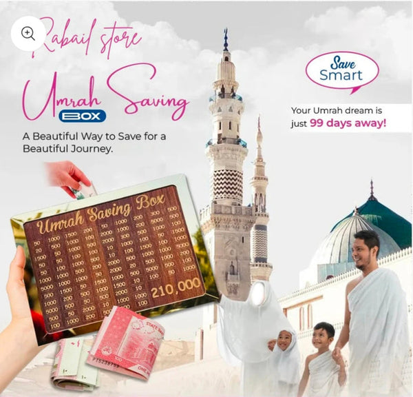 Umrah Saving Box (Time To See ALLAH KA GHAR)